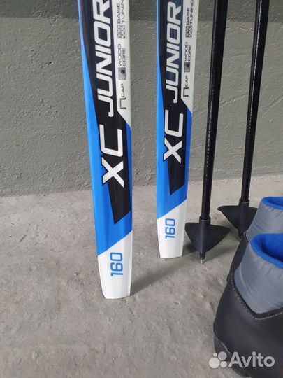 Лыжи беговые детские 160 с ботинками