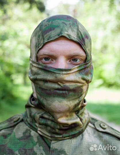 Балаклава тактическая мох, мульткам