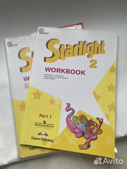 Рабочая тетрадь + учебник Starlight 2