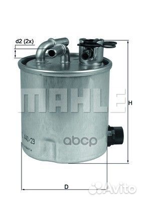 Фильтр топливный nissan KL440/23 Mahle/Knecht