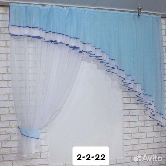 Шторы и тюль на кухню