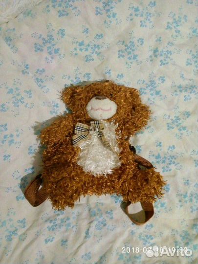 Мишка-рюкзак