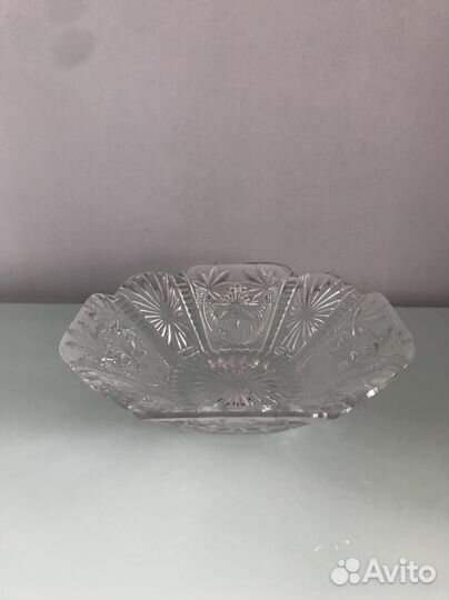 Ваза хрустальная для фруктов