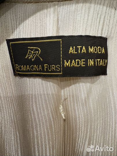 Шуба норковая Romagna Furs Италия