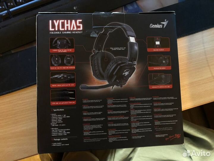 Игровая гарнитура Genius Lychas HS-G550