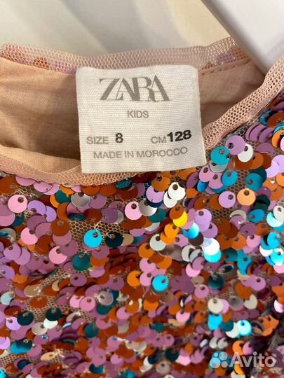 Платье для девочки zara 128