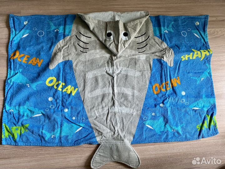 Махровый халат и полотенце детские