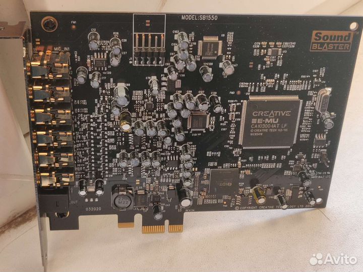Creative sound blaster audigy rx