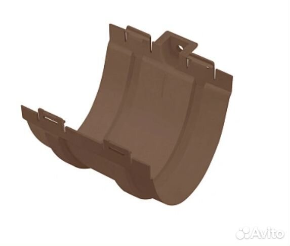 Водосточные системы. Желоб. Труба. Колено. Шоколад