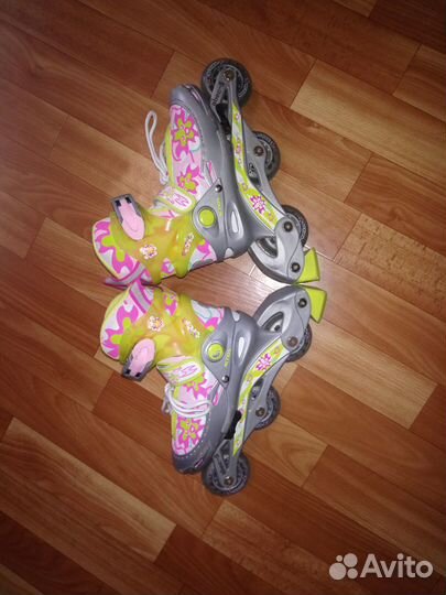 Роликовые коньки детские раздвижные