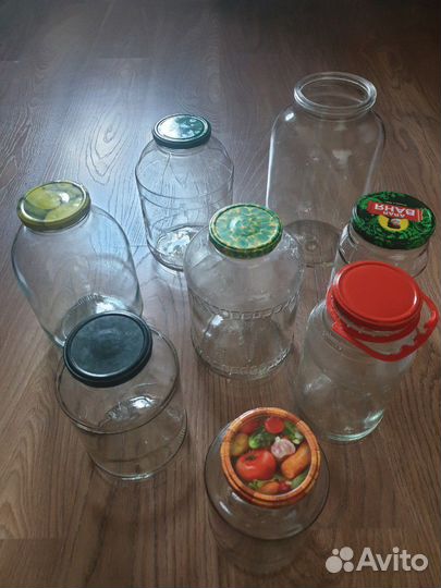 Стеклянные банки 2,5, 3 литра