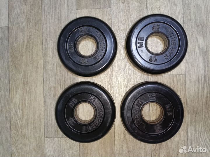 Блины для штанги Barbell, диски под 50 мм