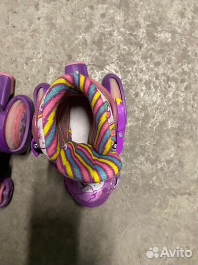 Роликовые коньки детские раздвижные