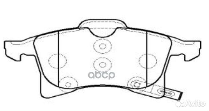 CKG-57 Колодки тормозные дисковые перед G