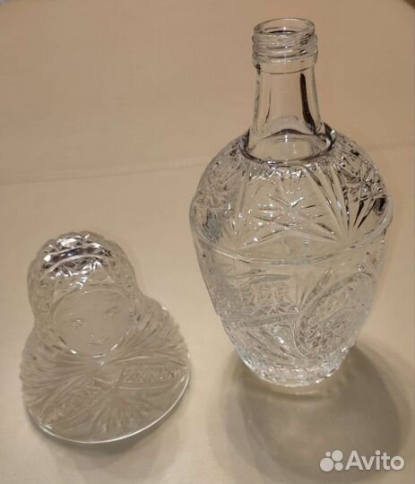 Штоф Графин Матрешка хрусталь СССР