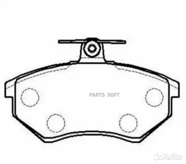HSB HP8421 Колодки тормозные дисковые