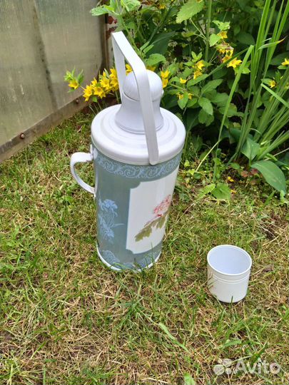 Термос со стеклянной колбой 3 литра