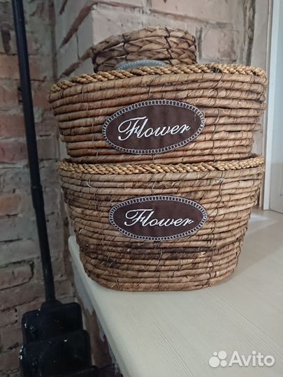 Корзина флористическая, интерьерная
