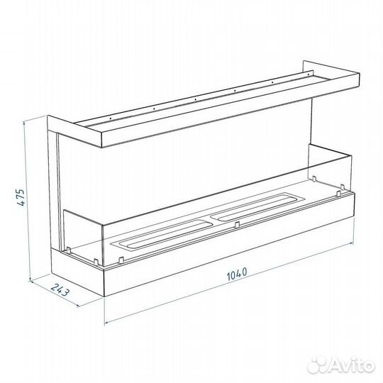 Биокамин Royal Thermo rtbfp-P1040XS