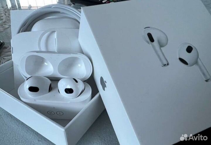 Беспроводные наушники apple airpods премиум