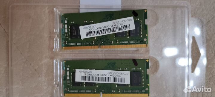 Оперативная память ddr4 для ноутбука 16(8+8) Gb