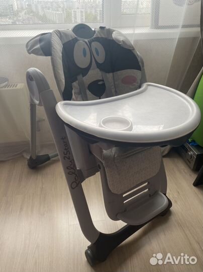 Стульчик для кормления chicco polly 2 start