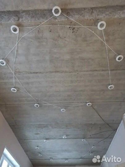 Электрика связанная с натяжными потолками