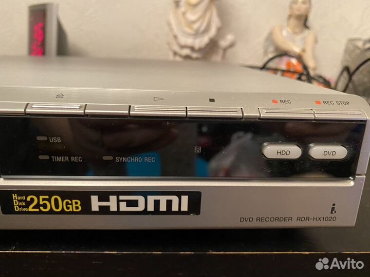 Dvd recorder sony RDR-HX 1020