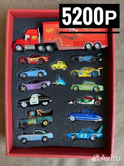 Подарочный набор Тачки Маквин новый