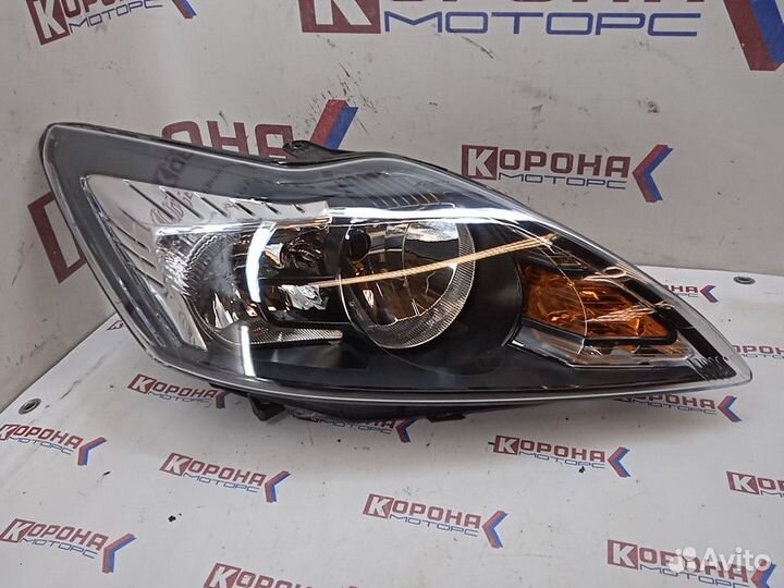 Фара правая черная с электрокорректором ford Focu