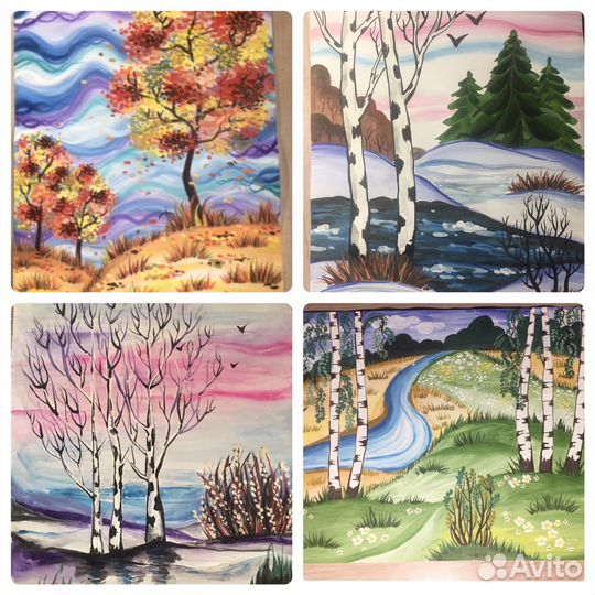 Рисунки в садик и школу