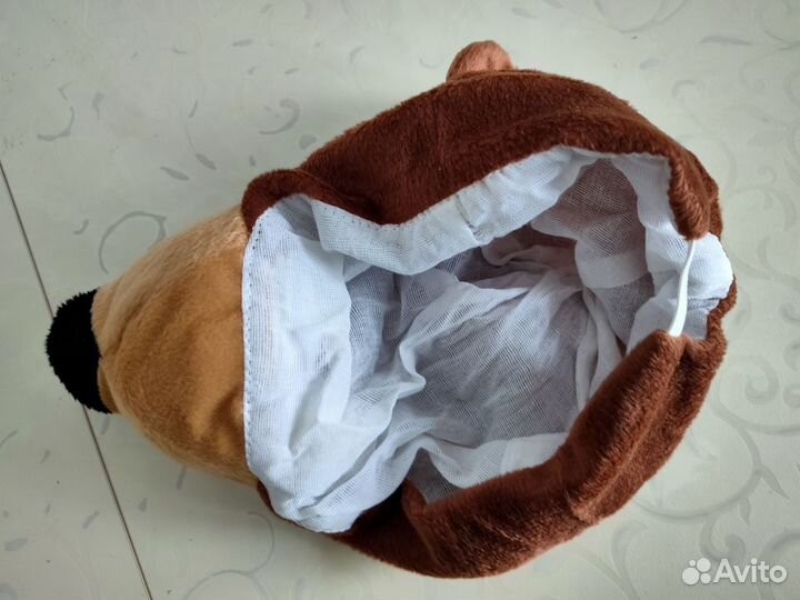 Шапка медвежонок, на 5-8 лет