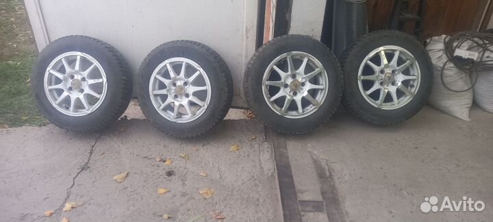 Литые диски r14 с зимней резиной