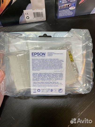 Набор картриджей epson T0817 оригинал