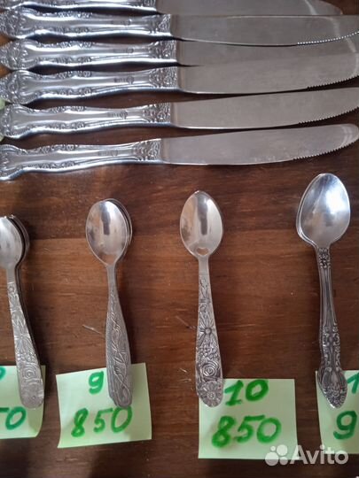 Советские наборы ложки, вилки,ножи нержавейка нов