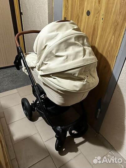 Коляска 3 в 1 Bebetto Luca PRO (100% экокожа)