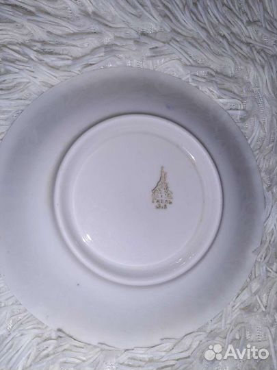 Чашка с блюдцем, Гжель