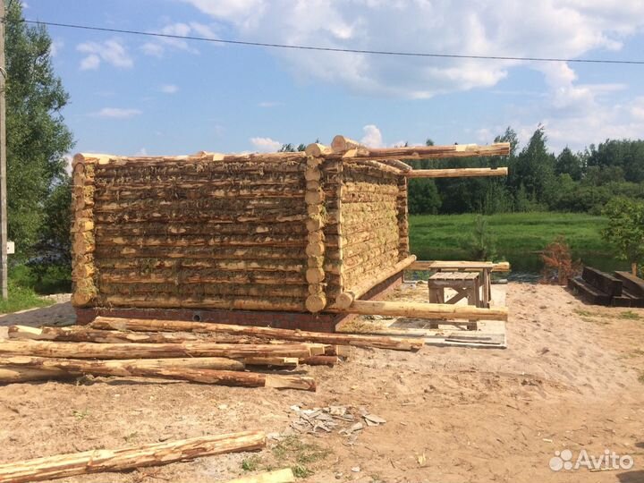 Срубы домов и бань
