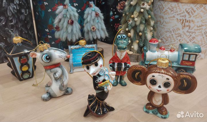 Лефортовский фарфор ёлочные игрушки