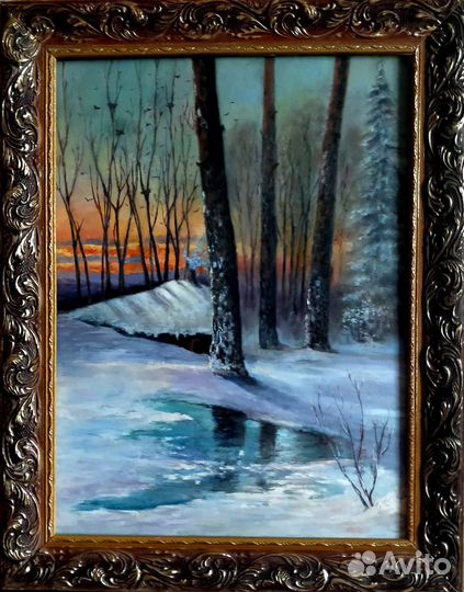 Картина маслом пейзаж