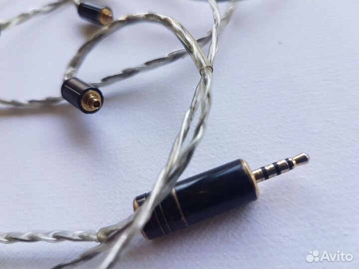 Балансный кабель 2,5 мм. Nobunaga Kotetsu mmcx