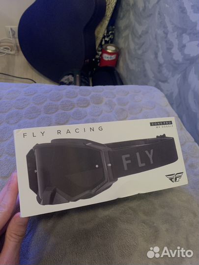 Очки FLY racing zone pro goggle black