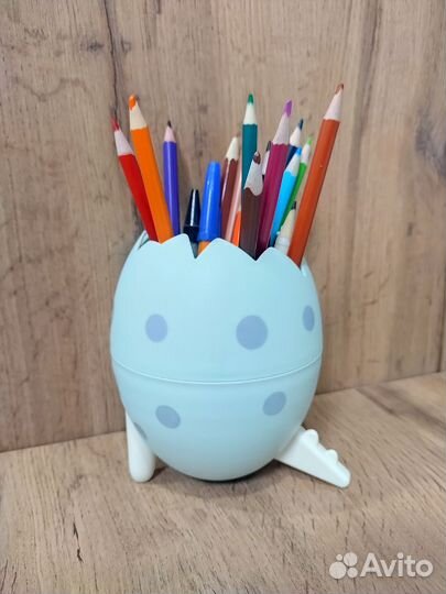 Подставка для канцелярии новая- яйцо динозавра