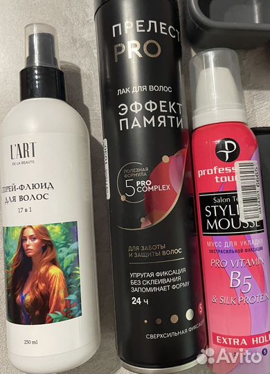 Набор для волос спрей, лак, пенка