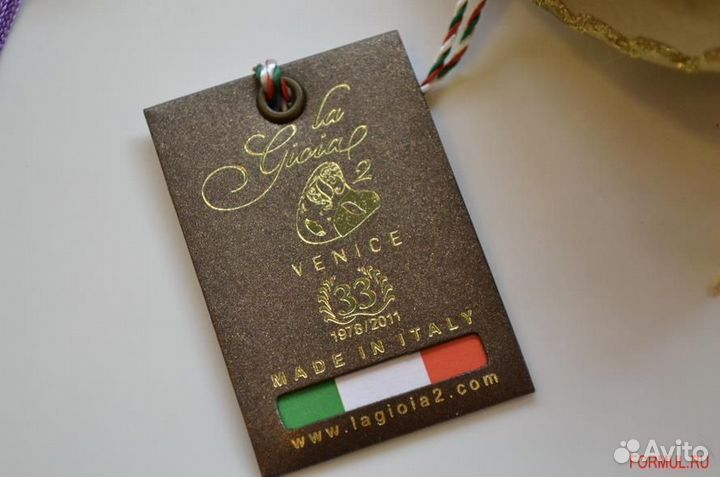 201806 Маска La gioia 606E Vedova metallo luna eco