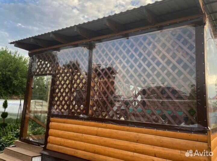 Мягкие окна для беседок / бесплатный замер