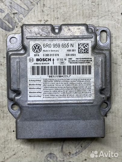 Блок управления airbag volkswagen polo