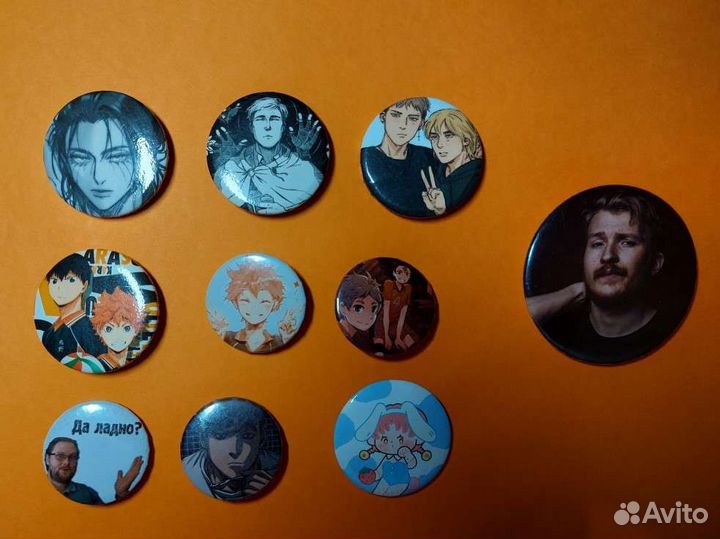 Аниме значки