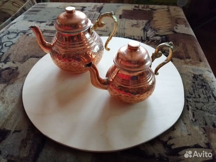 Новый Набор чайников (медь)