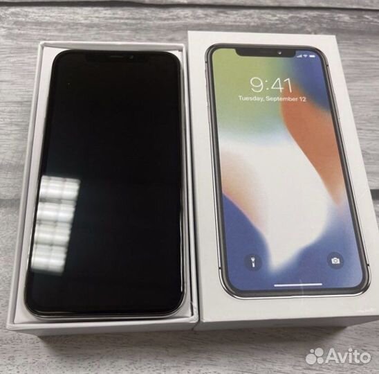 iPhone X 256gb Silver Витринный,Магазин,Кредит